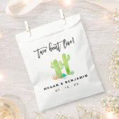 Sachets En Papier Aquarelle Cactus Taco Bout Love Mariage (Coupé)