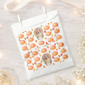 Sachets En Papier Aquarelle Citrouille Turquie Motif Thanksgiving (Coupé)