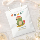 Sachets En Papier Aquarelle Cute Frog Baby shower (Coupé)