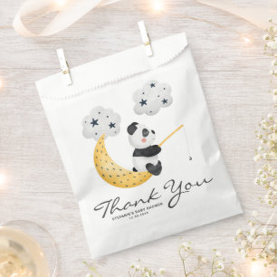 Sachets En Papier Aquarelle Cute Panda Twinkle Baby shower Twinkle