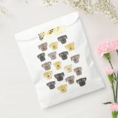 Sachets En Papier Aquarelle de chien de trieuse du Labrador (Scellé)