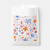 Sachets En Papier Aquarelle de la feuille de fleurs (Devant)