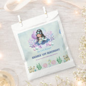 Sachets En Papier Aquarelle de sirène magique (Coupé)