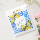 Sachets En Papier Aquarelle en mosaïque toscane avec citron (Scellé)