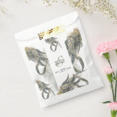 Sachets En Papier Aquarelle Eucalyptus Feuille Mariage vert (Scellé)