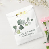 Sachets En Papier Aquarelle Eucalyptus Gold Splatter (Scellé)