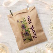 Sachets En Papier Aquarelle Favoriser le Merci (Coupé)