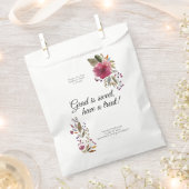 Sachets En Papier Aquarelle Fleurs Graduation Candy Favoriser Sac (Coupé)