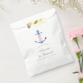 Sachets En Papier Aquarelle Floral Mariage nautique Merci (Scellé)