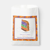 Sachets En Papier Aquarelle Halloween Merci de gâteau d'anniversaire (Devant)