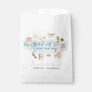 Sachets En Papier Aquarelle illustrée cuite avec amour