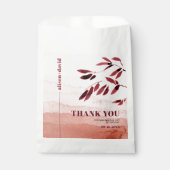Sachets En Papier Aquarelle japonaise Merci mariage (Devant)