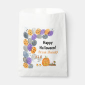 Sachets En Papier Aquarelle Joyeuse fête costumée d'Halloween (Devant)