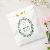 Sachets En Papier Aquarelle luxuriante Branches d'olive Mariage de c (Scellé)
