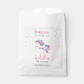 Sachets En Papier Aquarelle magique Unicorn mignonne (Devant)