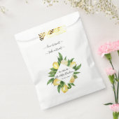 Sachets En Papier Aquarelle méditerranéenne Citron Mariage tropical (Scellé)