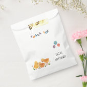 Sachets En Papier Aquarelle mignonne petit poulet Merci bébé (Scellé)