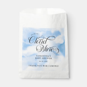 Sachets En Papier Aquarelle moderne Blue Cloud Neuf Baby shower