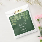 Sachets En Papier Aquarelle moderne vert émeraude Mariage vert émera (Scellé)