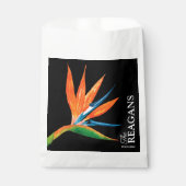 Sachets En Papier Aquarelle Oiseau du Paradis sur mesure (Devant)