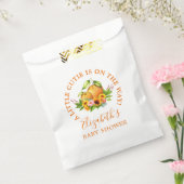 Sachets En Papier Aquarelle Oranges Floral Little Cutie Baby shower (Scellé)
