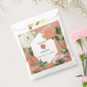 Sachets En Papier Aquarelle Peach Pink Peonies Mariage (Scellé)