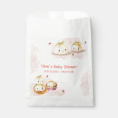 Sachets En Papier Aquarelle Petit Baby shower de champignon (Devant)