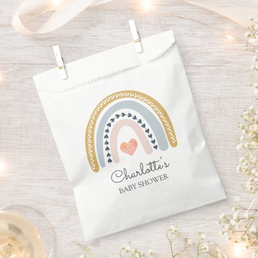 Sachets En Papier Aquarelle Rainbow Baby (Coupé)