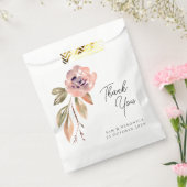 Sachets En Papier Aquarelle romantique en bleu mauve (Scellé)