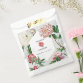 Sachets En Papier Aquarelle rose blanc pivoines Mariage (Scellé)
