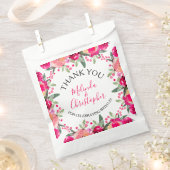 Sachets En Papier Aquarelle rose Mariage (Coupé)