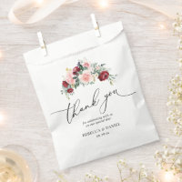 Aquarelle rustique Burgundy Blush FlorMariage