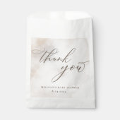 Sachets En Papier Aquarelle sur le nuage 9 Baby shower (Devant)