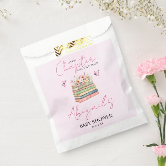 Sachets En Papier Aquarelle Un nouveau chapitre commence la douche b (Scellé)