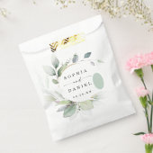Sachets En Papier Aquarelle Verdure Mariage Faveurs (Scellé)