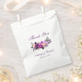 Sachets En Papier Aquarelle violet Ultra violet Mariage floral P (Coupé)