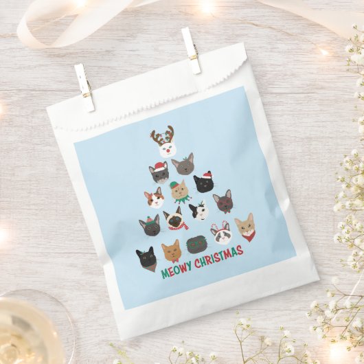 Sachets En Papier Arbre de Noël (Coupé)