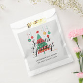 Sachets En Papier Arbre de Noël rétroactif personnalisable (Scellé)