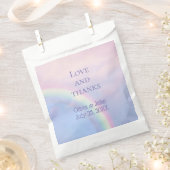 Sachets En Papier Arc en ciel d'espoir - pastel, mariage (Coupé)