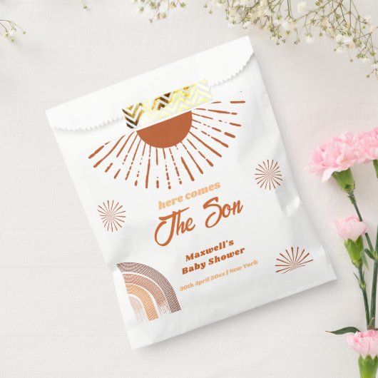 Sachets En Papier Arc-En-Ciel Voici Le Baby shower Du Fils (Scellé)