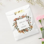 Sachets En Papier Arc Romantique d'automne Mariage floral (Scellé)
