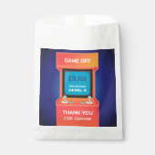 Sachets En Papier Arcade anniversaire, invitation d'anniversaire de (Devant)