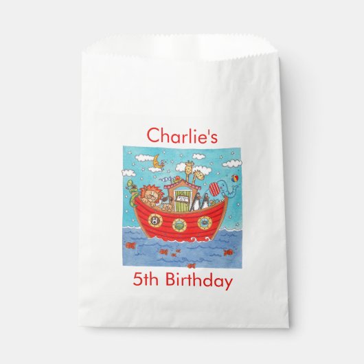 Sachets En Papier Arche de Noé (Devant)