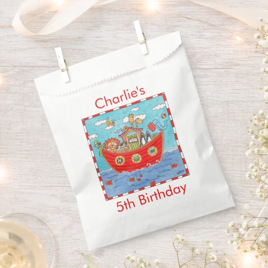 Sachets En Papier Arche de Noé (Coupé)