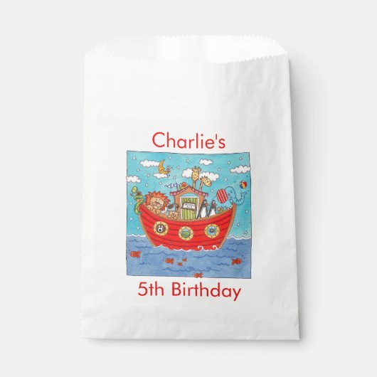 Sachets En Papier Arche de Noé (Devant)