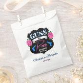 Sachets En Papier Armes à feu ou Roses Baby shower de révélation de (Coupé)