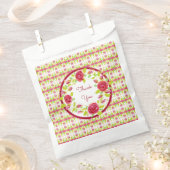 Sachets En Papier Art Floral rose (Coupé)