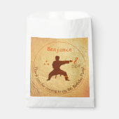 Sachets En Papier Arts martiaux modernes Karate Kids 8e anniversaire (Devant)