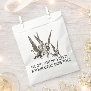 Sachets En Papier Assistant De Singes Volants Halloween D'Oz