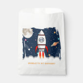 Sachets En Papier Astronaut Rocket Espace extra-atmosphérique 1er an (Devant)